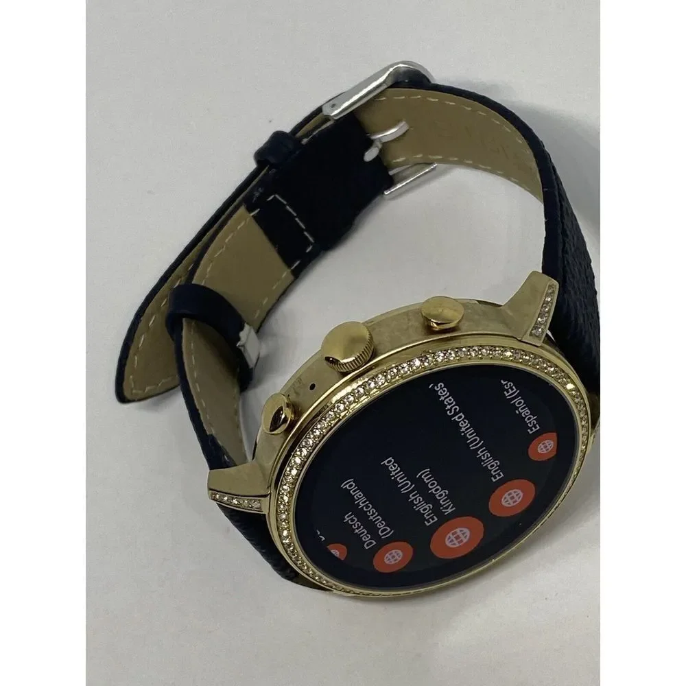 Fossil Gen 4 Authentic Digital Dial Smart Watch Custom Band FTW6012 AB484